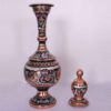 Decorative Copper Bottle Persian Minakari Enamel Rima