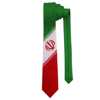 Men’s Necktie – Persian Inspired Artistic with Iran’s Flag Design