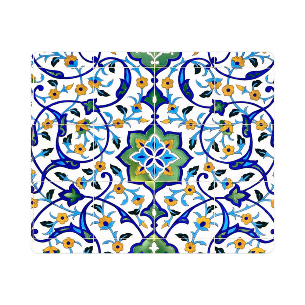 Desk Mouse Pad Artisanal Persian Floral Pattern Sonati