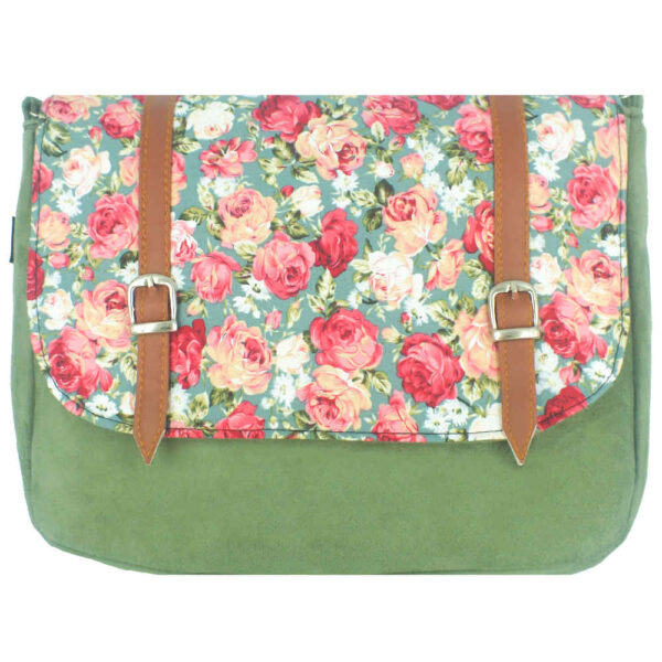 Bohemian Crossbody Shoulder Bag with Floral Pattern Bagh
