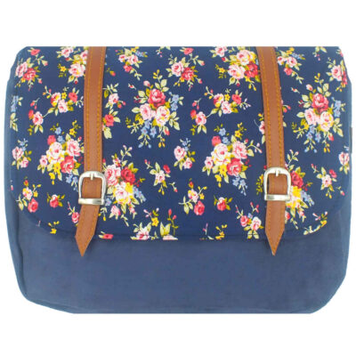 Bohemian Crossbody Shoulder Bag with Floral Pattern