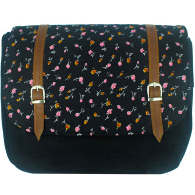Bohemian Crossbody Shoulder Bag with Floral Pattern Shokofeh