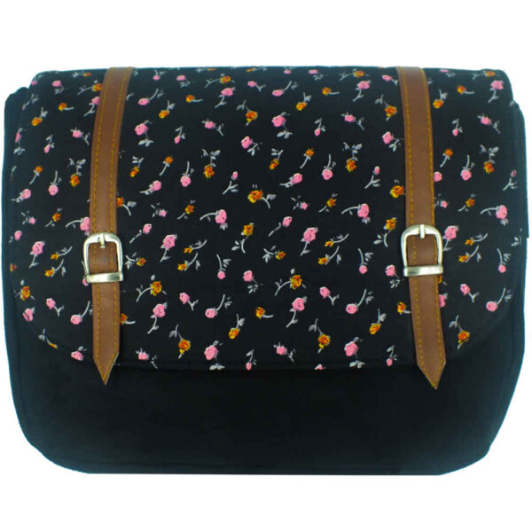 Bohemian Crossbody Shoulder Bag with Floral Pattern Shokofeh