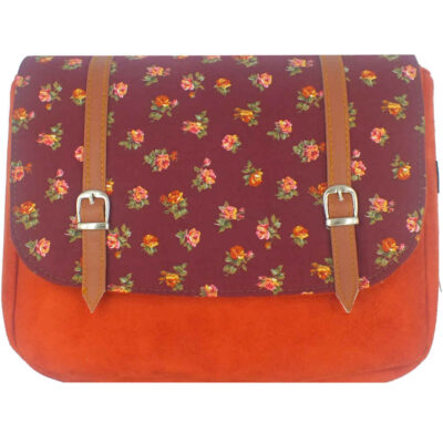Bohemian Crossbody Shoulder Bag with Floral Pattern Ziba