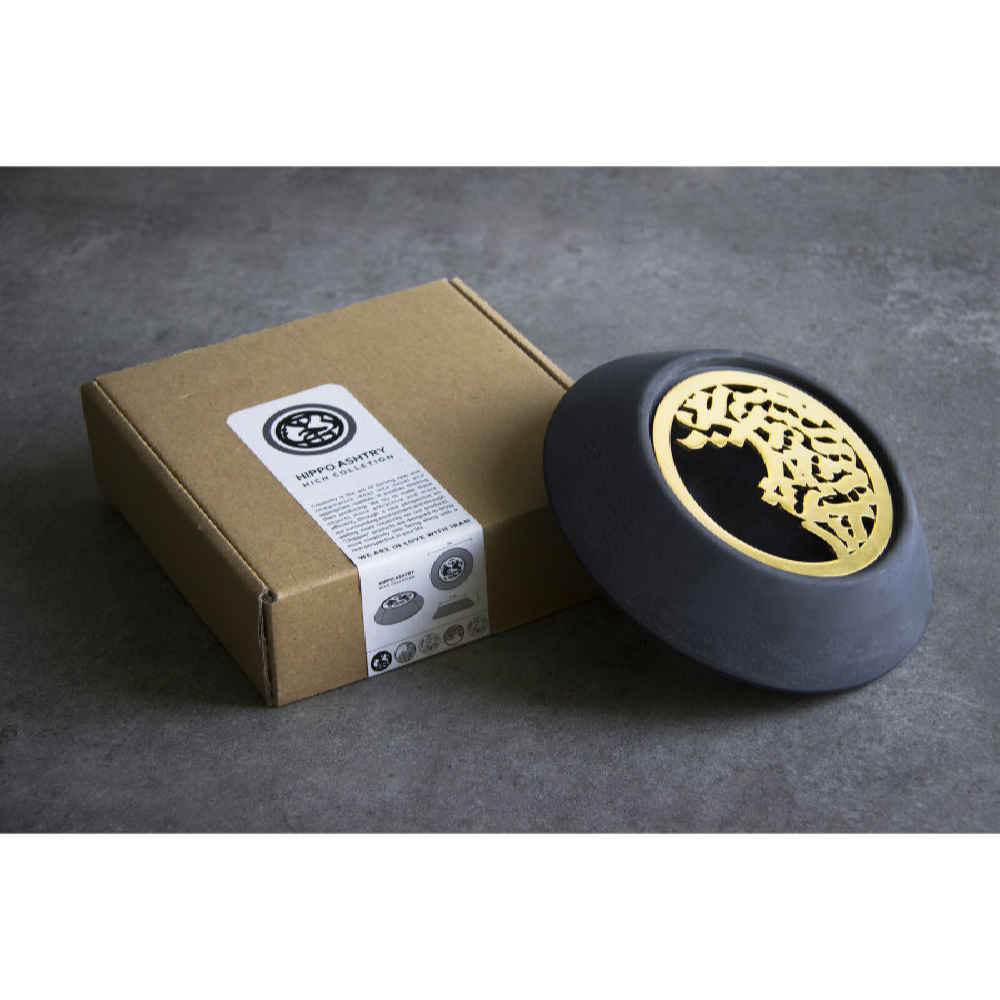 Persian Cement Ashtray – Modern Poem Design