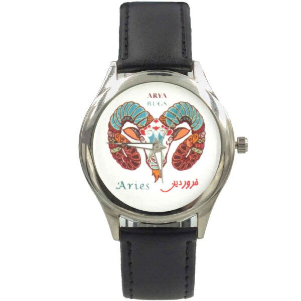 Artistic Persian Zodiac Pattern Wristwatch – Farvardin
