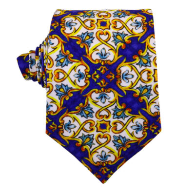 Men’s Necktie – Persian Inspired Artistic Elegance Kaleidoscope Sina