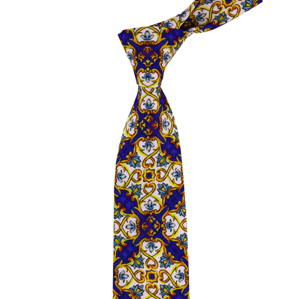 Men’s Necktie – Persian Inspired Artistic Elegance Kaleidoscope Sina