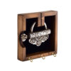 Decorative Wall Key Holder with the Deign Silver