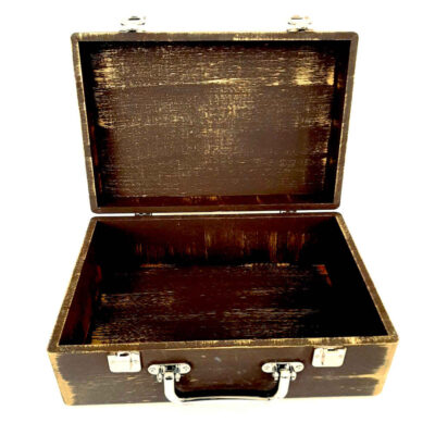 Wooden Box for Gift Giving with Persian Inspired Pattern Del
