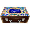 Wooden Box for Gift Giving with Persian Inspired Pattern Farimah