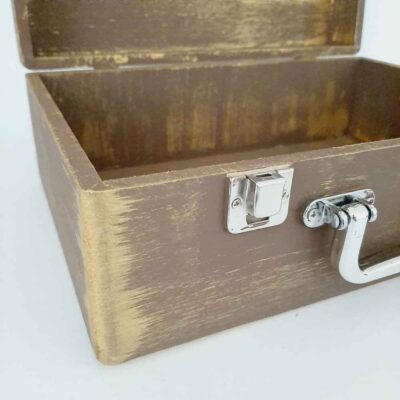 Wooden Box for Gift Giving with Persian Inspired Pattern Ghajari