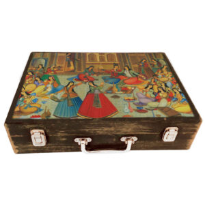 Persian Wooden Gift Box Model Negareh