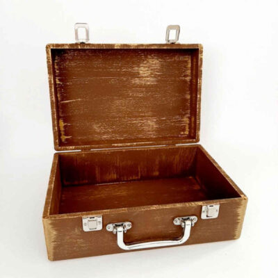 Wooden Box for Gift Giving with Persian Inspired Pattern Raha