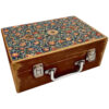 Wooden Box for Gift Giving with Persian Inspired Pattern Raha