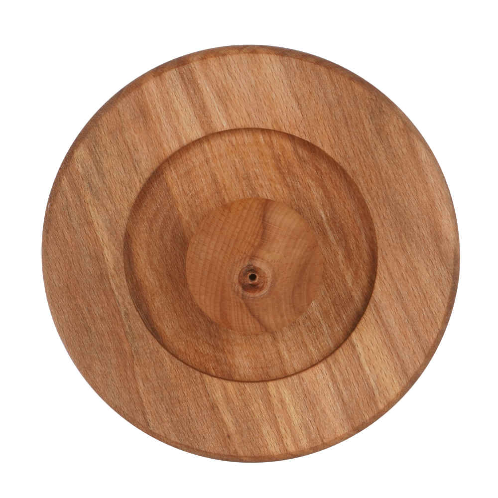 Wooden Incense Holder – Round Model Laleh (Set of 2)