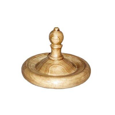 Wooden Incense Holder – Round Model Sima (Set of 2)