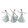 Set of 3 Decorative Sama Dance Figurines - Cultural Dance