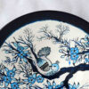 Set of 10 Hand-Painted Decorative Pottery Plate