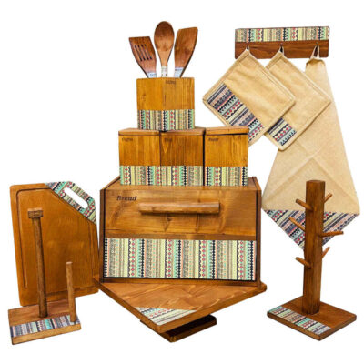 16-Piece Kitchen Accessories Set Kilim
