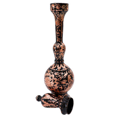 Decorative Copper Bottle Handcrafted Persian Engraved Esalat (2x)