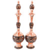 Decorative Copper Bottle Handcrafted Persian Engraved Yara (2x)