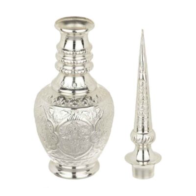 Decorative Copper Bottle Handcrafted Persian Engraved Zina (2x)