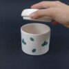 Ceramic Canister Set - Ideal for Kitchen Storage & Organization, Fittonia (3x)