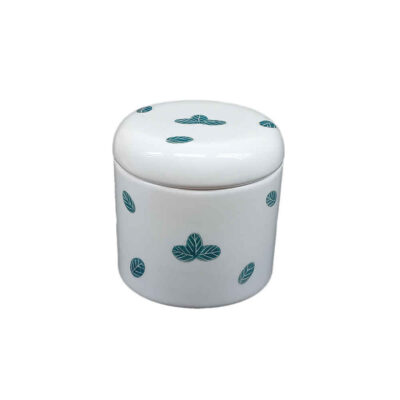 Ceramic Canister Set – Ideal for Kitchen Storage & Organization, Fittonia (3x)