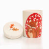 Ceramic Canister Set - Ideal for Kitchen Storage & Organization, Fox (3x)