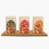 Ceramic Canister Set - Ideal for Kitchen Storage & Organization, Fox (3x)