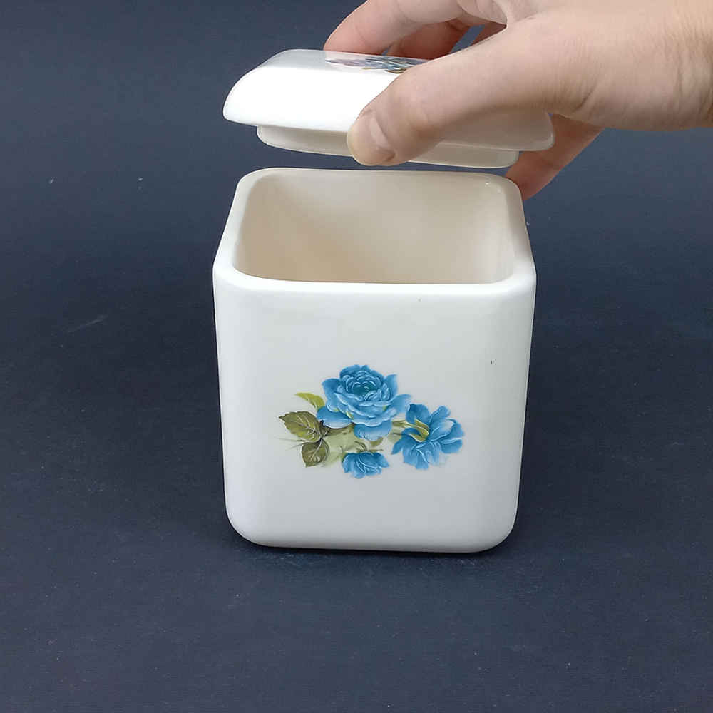 Ceramic Canister Set – Ideal for Kitchen Storage & Organization, Heaven (3x)