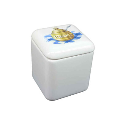 Ceramic Canister Set – Ideal for Kitchen Storage & Organization, Honey (3x)