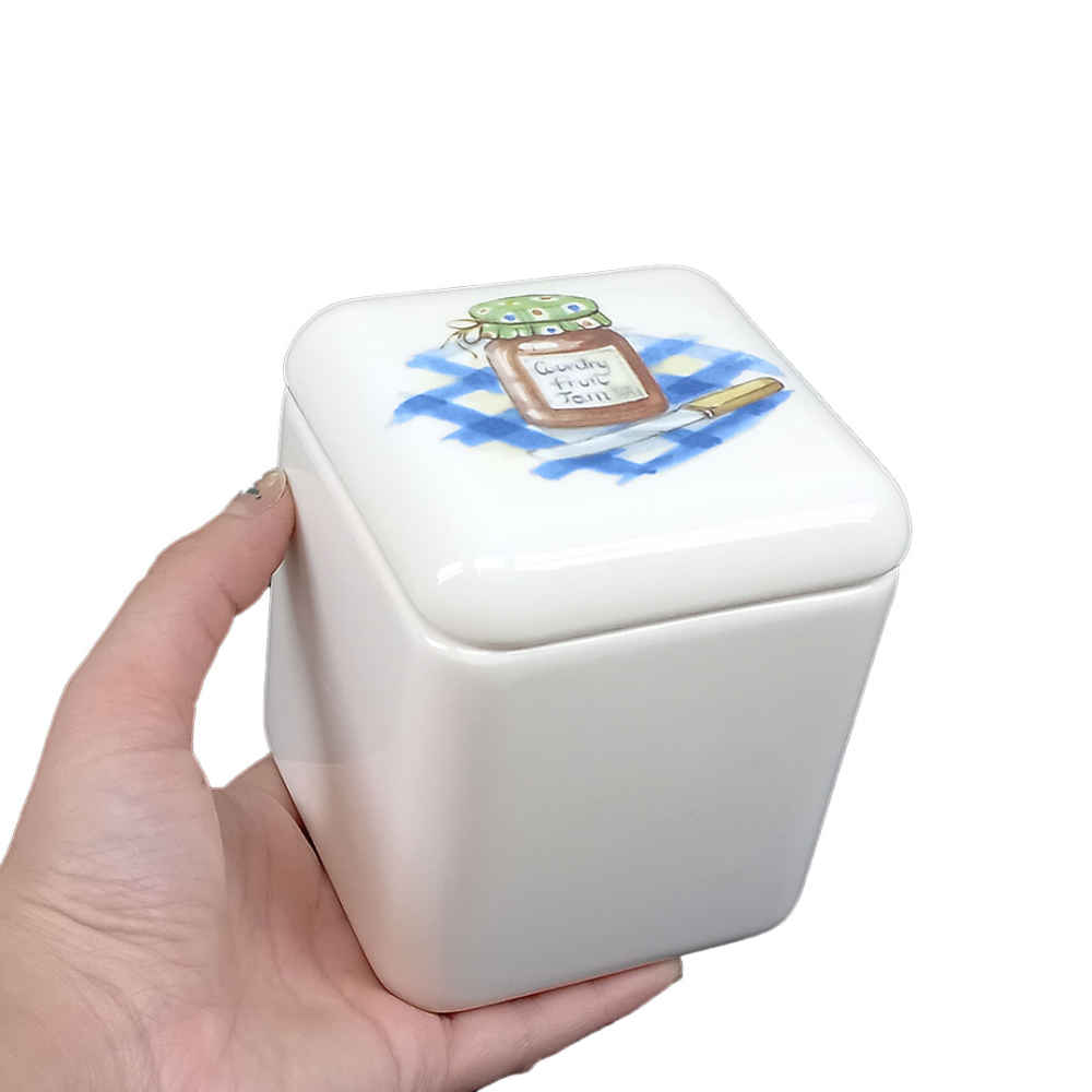 Ceramic Canister Set – Ideal for Kitchen Storage & Organization (3x)