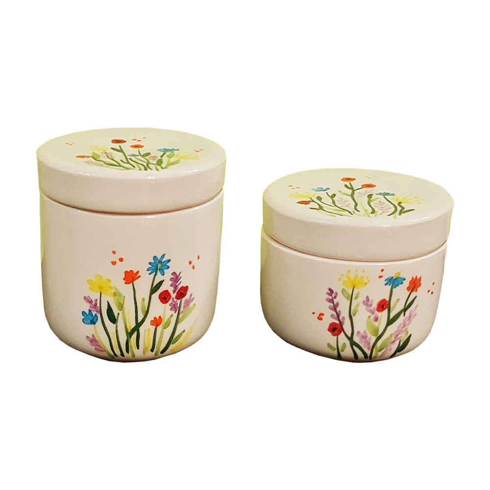 Ceramic Canister Set – Ideal for Kitchen Storage & Organization, Nahid (3x)