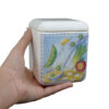 Ceramic Canister Set - Ideal for Kitchen Storage & Organization, Peas (3x)