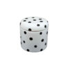 Ceramic Canister Set - Ideal for Kitchen Storage & Organization, Polka Dots (3x)