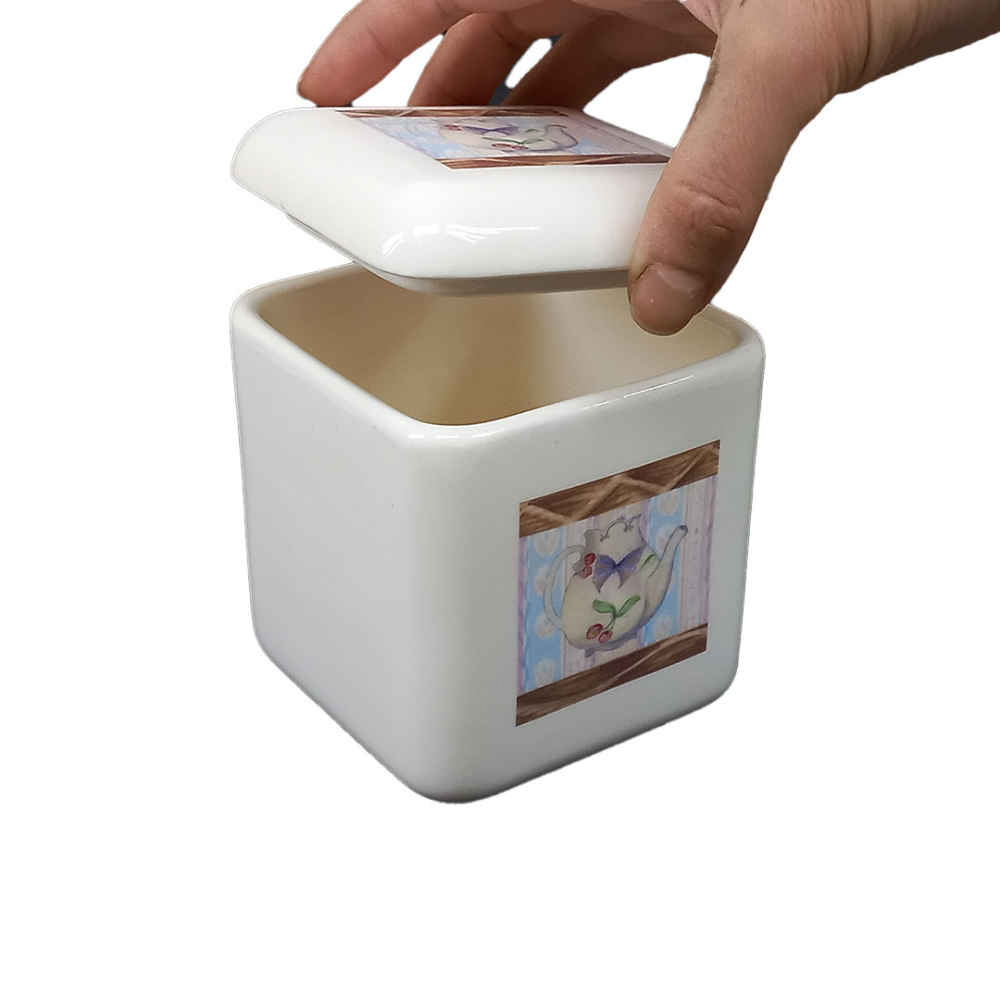 Ceramic Canister Set – Stylish Storage for Coffee, Tea, & More (3x)