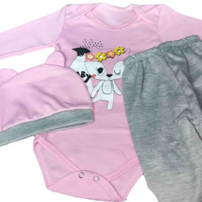 Set of 3 Newborn Baby Clothes Model Fox