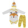 Set of 3 Newborn Baby Clothes Model Roobah