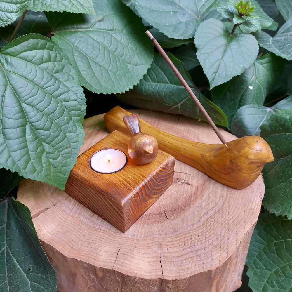 Wooden Incense Holder – Model Ava