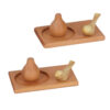 Wooden Incense Holder – Model Diana (Set of 2)