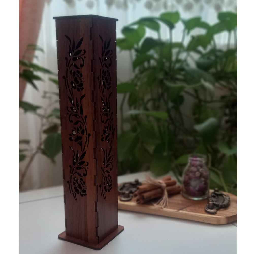 Wooden Incense Holder – Model Flower (Set of 2)