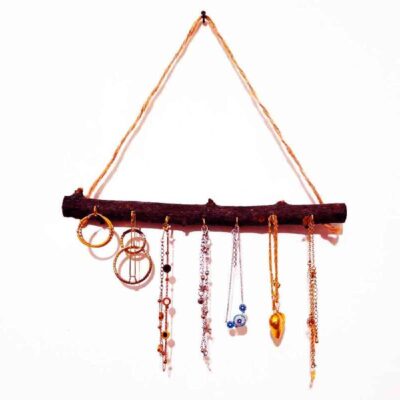 Novelty Wooden Jewelry Holder and Organizer Model Rustic (x2)