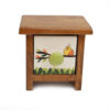 Handcrafted 1 Ceramic Drawers Chest with Wooden Box