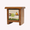 Handcrafted 1 Ceramic Drawers Chest with Wooden Box