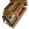 Wooden 120-Color Pencil Case with Drawer – Salva Design for Artists
