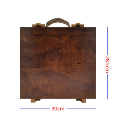 Wooden 120-Color Pencil Case with Drawer – Pasargad Collection for Artists