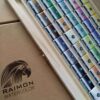 Raimon 45-Color Watercolor Set in Wooden Box