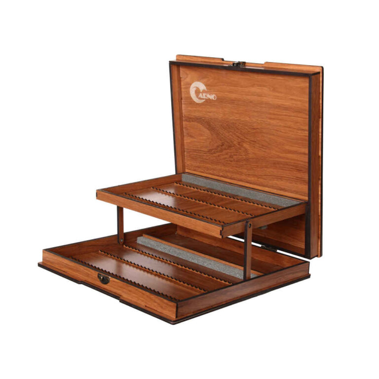 Wooden 60 Colored Pencil Case With Drawer for Artists Karno ShopiPersia